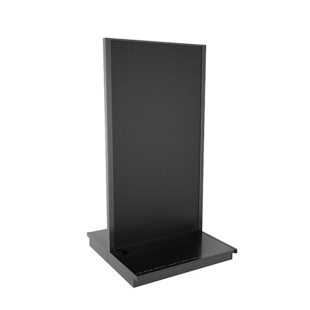 Lozier Gondola Island Display Starter, Black 48W 96H 25D P495T-ST